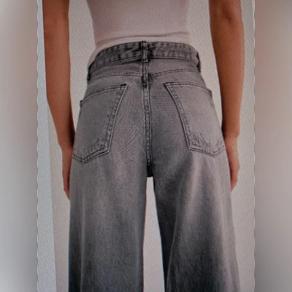 Zara . High waisted, Wide leg, Full length. TALL👍👍 Size 6 - Picture 2 of 16